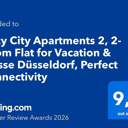 Apartmán Cozy-stay Ii, 2-room Flat For Vacation & Messe, Duesseldorf, Perfect Connectivity